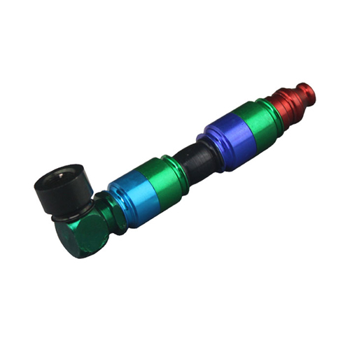 [004] Farbig Pipe, 9,8 cm lang
