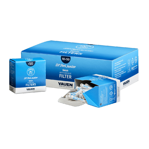 Dr. Perl Junior Activated Carbon Filter, 6mmø, 1x50 pcs.
