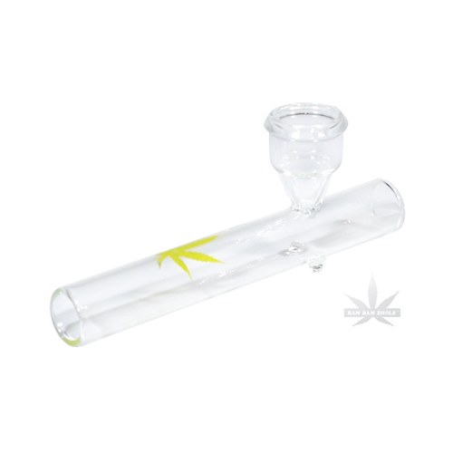 [KB1] GLASS Kawumm, 10 Cm, 12 mm Ø, Leaf Print