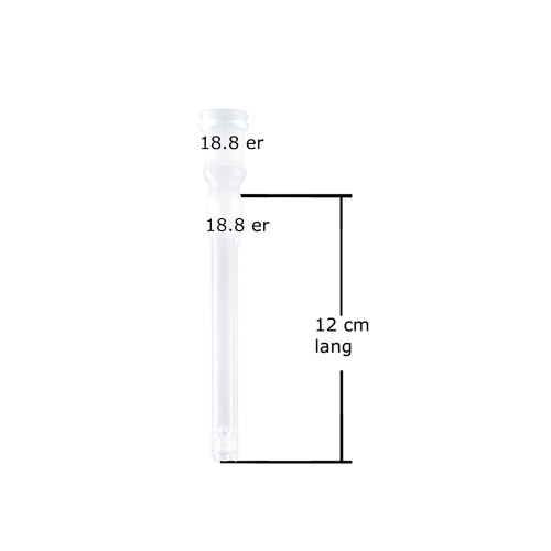 [X120DK] GLASS Diffuser Coupling, 18.8 Ground, 12 cm Long