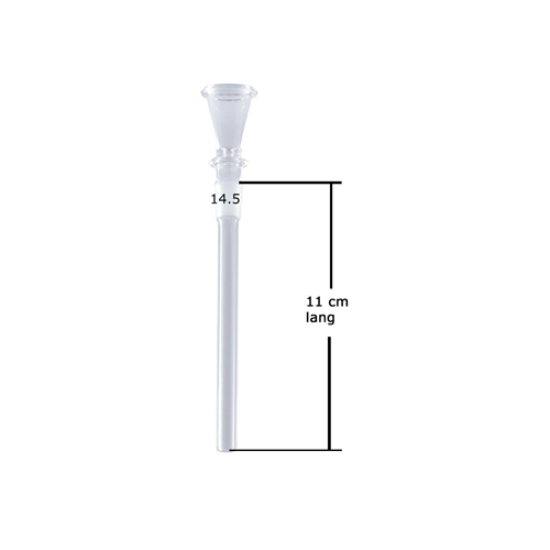 [ES110T] GLASS Downstem 11cm, 14.5 cm Funnel (ES3T)