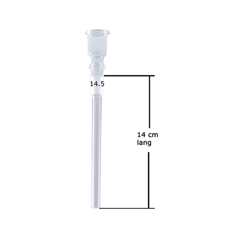 [ES140Z] GLASS Downstem 14cm, 14.5 cm Cylinder (ES4Z)
