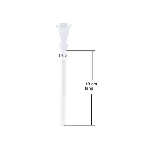 [ES190T] GLASS Downstem 19cm, 14.5 cm Funnel (ES6T)