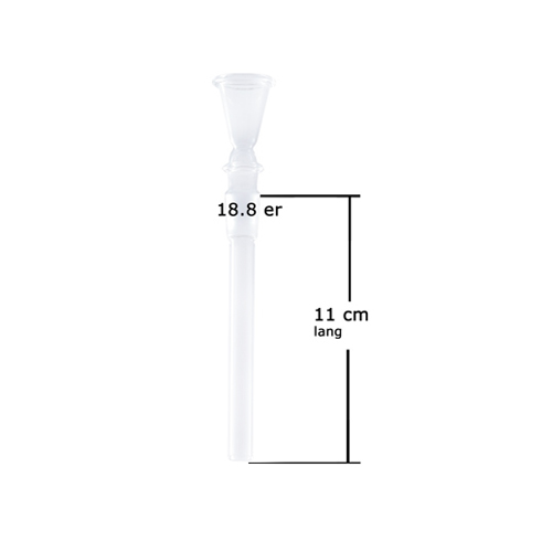 [X110T] GLASS Downstem 11cm, 18.8 cm Funnel