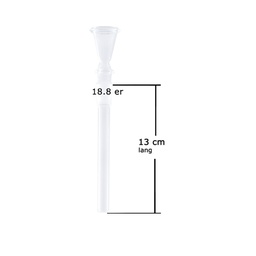 [X130T] GLASS Downstem, 18.8 Cm, 13 cm Funnel