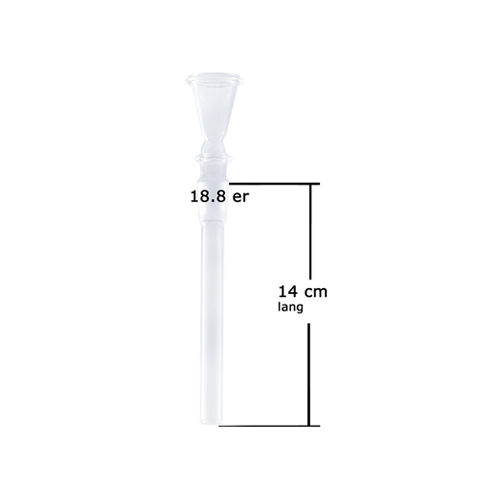 [X140T] GLASS Downstem, 18.8 Cm, 14 cm Funnel