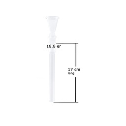 [X170T] GLASS Downstem, 18.8 Cm, 17 cm Funnel