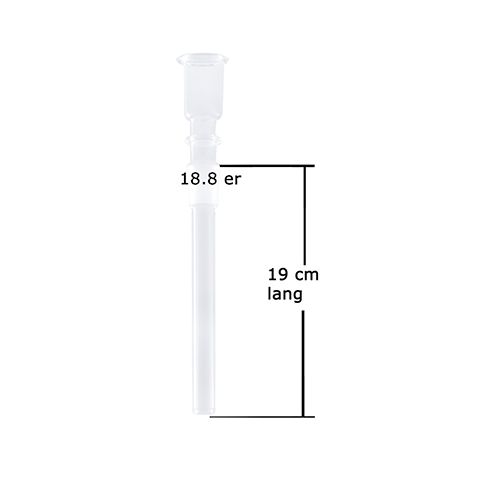 [X190Z] GLASS Downstem 19cm, 18.8 cm Cylinder