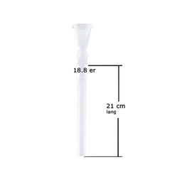[X210T] GLASS Downstem 21cm, 18.8 cm Funnel