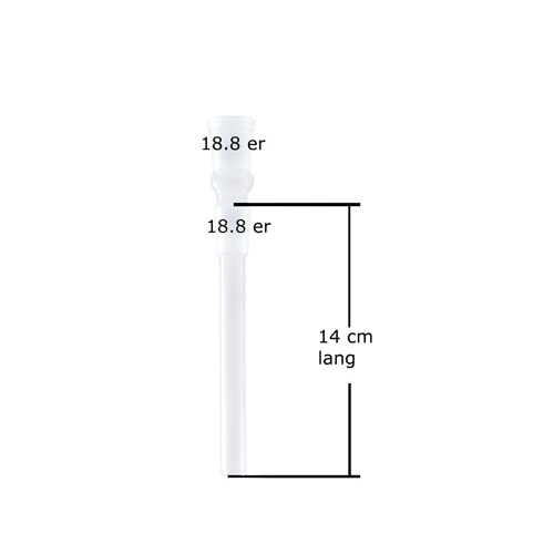 [X140K] GLASS Coupling, 18.8, 14 cm (X4K)