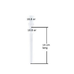 [X140K] GLAS-Kupplung, 18.8er, 14cm (X4K)