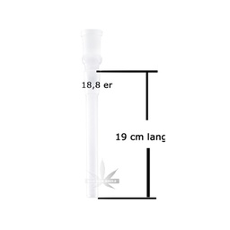 [X190K] GLASS Coupling, 18.8, 19 Cm, (X6K)