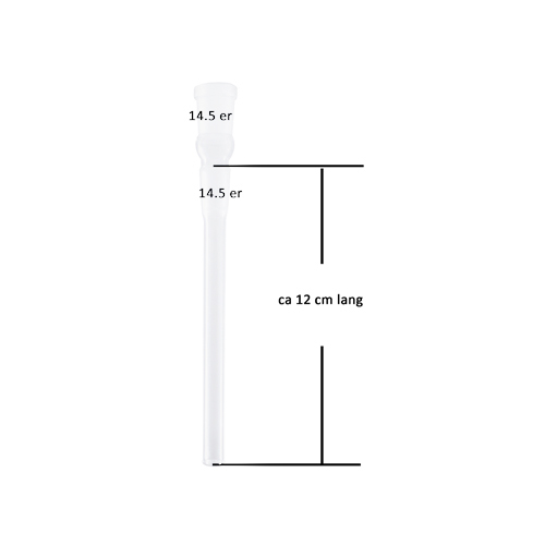 [E120] GLASS Coupling, 14.5 Mm, 12 cm