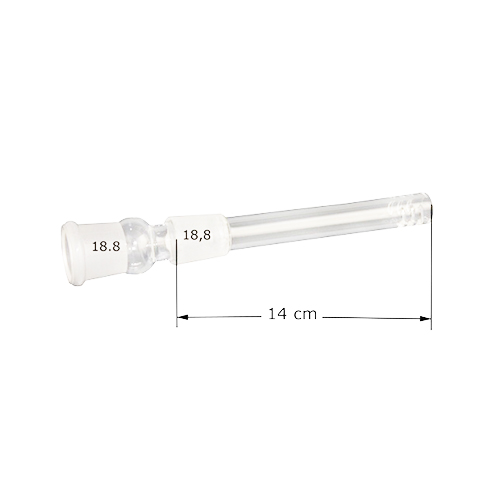 [X140DS] GLAS-Schlitz-Diffuser-Kupplung-18.8er-14cm