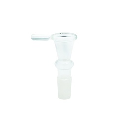 [EK11G] GLASS Plug Head, 14.5 mm Funnel, Small, Handle