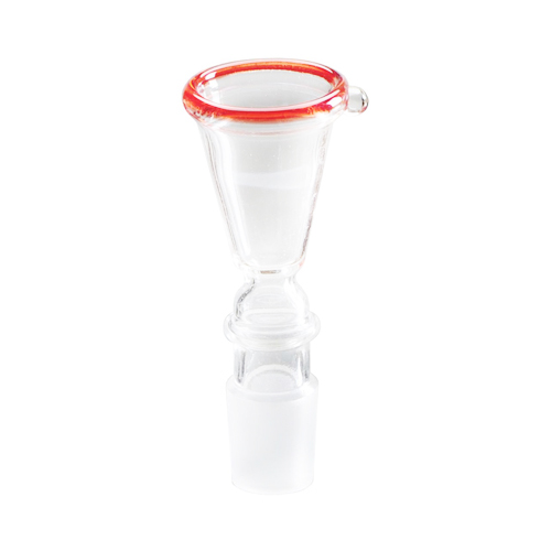 [EK18TR] GLASS Plug-in Head, 18.8 mm Funnel, Large, Red Rim