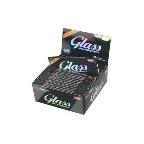 [ZI72] Glas Clear KS Rolling Papers, 24 Packungen/Box