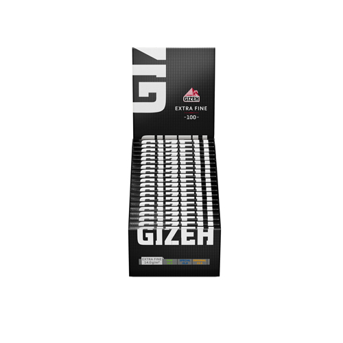 [ZI4BEF] Gizeh Schwarz Extra Fine (weiß) Regular Size, VE20