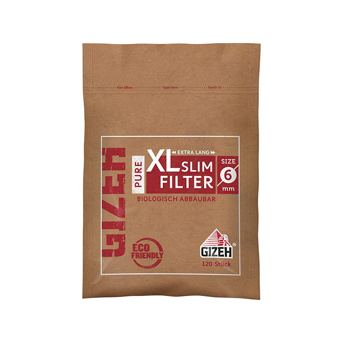 [ZI4PF] Gizeh Pure XL-Slim Filter 6mm-VE10