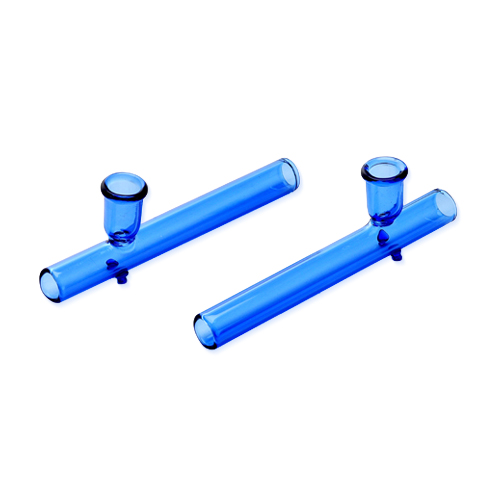 [SSC10201BL] Glass Kawumm, Blue Shotgun Pipe, 9mm Ø, 10cm