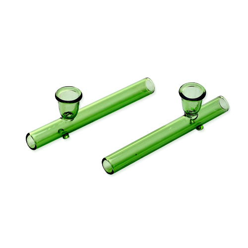 [SSC10202GR] Glas Kawumm, Grün Shotgun Pipe, 12mm Ø, 10cm