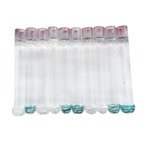 [SSC10205] Glass One-hitter, Solid Cigarette Pipe, 9.5 Cm, Pack Of 10