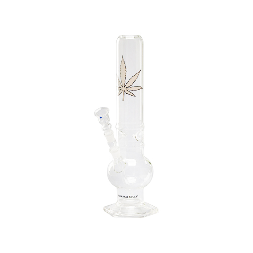[GW110E] Glass Bong / Ice Bong, 32 cm Height, 53 mm Ø, 14.5 mm
