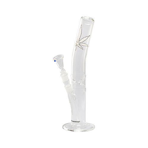 [GW37] Glass Bong / Ice Bong, 40 cm Height, Curved, 18.8 mm