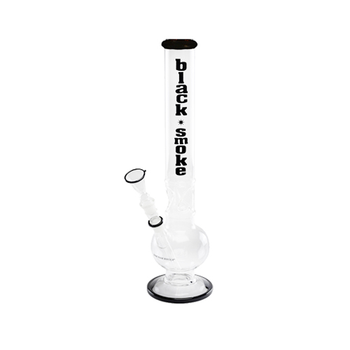 [GW38FBS] Glasbong Schwarz Smoke, 50mm Ø, 44cm, Ice, 18.8er