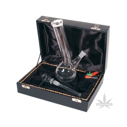 [GH1L] Glass Bong In Case - GW1L - 23 cm - 14.5 mm