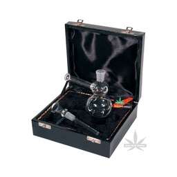 [GH33] Glass Bong In Case - GW33 - 16 cm - 14.5 mm