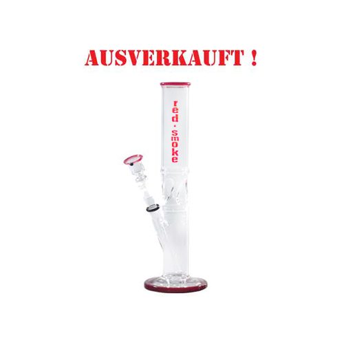 [GW37KFBR] Glasbong, 14.5er, 33cm, Rot Smoke, Ice, 42mm Ø