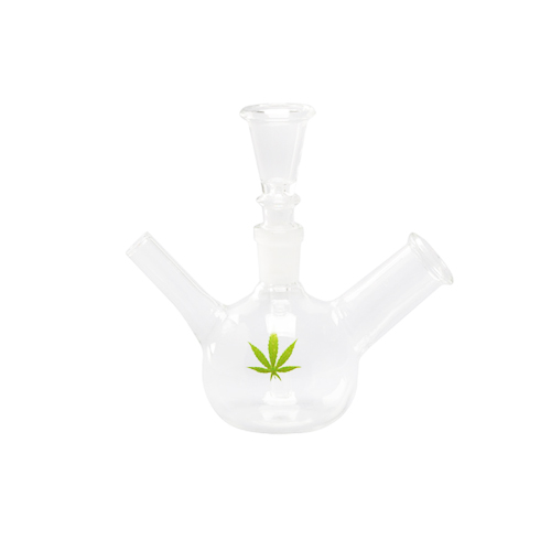[GW22K] Glass Bong, 14.5 mm, 12 Cm, ‘piggy, Small’