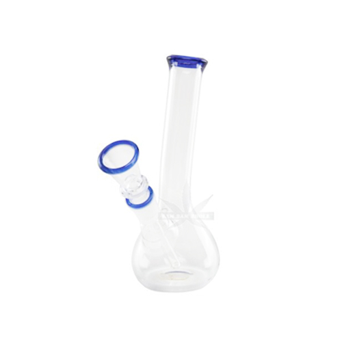 [GW1KBB] Glass Bong, 14.5 mm, 16 Cm, Blue
