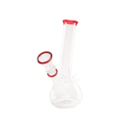 [GW1KBR] Glass Bong, 14.5 mm, 16 Cm, Red