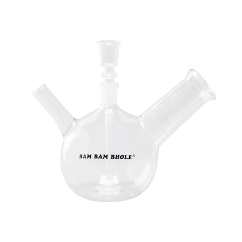 [GW22L] Glass Bong - 14.5 mm - 17 Cm, 'piggy, Large