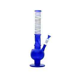 [GW38CB] Glass Bong, 18.8 mm, 44 Cm, Ice Blue, 50 mm Ø