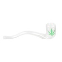 Glaspfeife Sherlock Pipe, 12cm