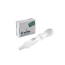 Glaspfeife für Kohlefilter 8mm Ø)-ca.18cm