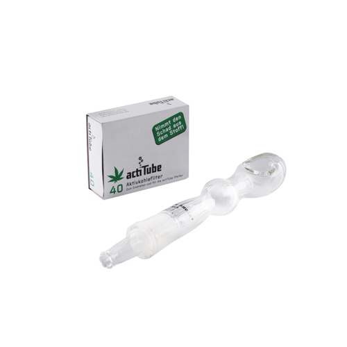 [GP6A] Glass Pipe For Charcoal Filter 8 mm Ø) - approx. 18 cm
