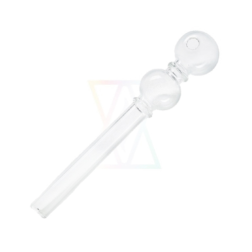 [SSC10125] Glaspfeife, 2 Ball Oil Pfeife 1 ring, 14cm