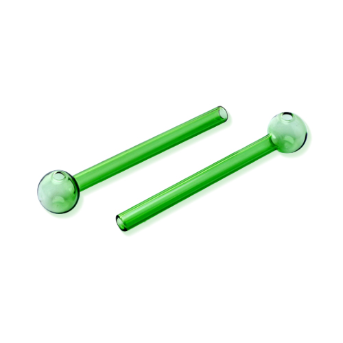 [SSC10322GR] Glass Oil Pipe Green, 15 Cm, 1 Piece