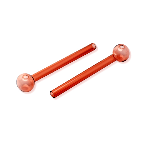 [SSC10322RE] Glass Oil Pipe Red, 15 Cm, 1 Piece