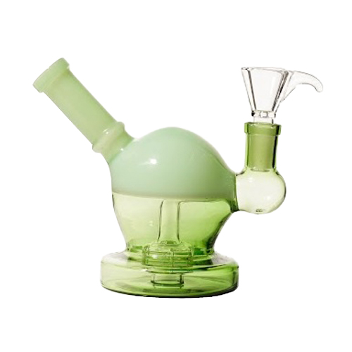 [SSC10145GG] Grüne Mini-Kugel-Bong, 15cm, 14,5er Schliff