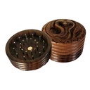 Wooden Grinder, 50 mm Ø, 2-piece, Cobra, Magnet