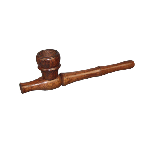 [MS24] Wooden Pipe, approx. 15 Cm, Screw-on