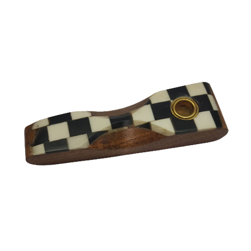 [SB11] Holzpfeife, flach, ca. 10cm, schraubbar