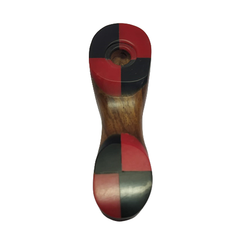 [SB15] Holzpfeife, flach, ca. 9cm, schraubbar