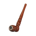 Holzpfeife-ca. 12.5cm-Specksteineinsatz