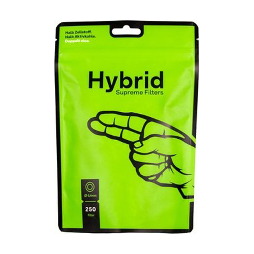 [ZU5HY250] Hybrid Supreme Filters, 6,4mmØ,250 Stück im Beutel